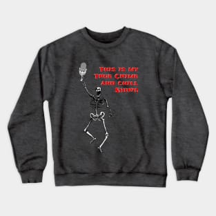 True Crime & Chill - No Blood Splatter Crewneck Sweatshirt